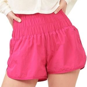 Free People Movement the way home LOGO pink shorts XL.EUC